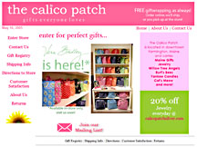 The Calico Patch Website