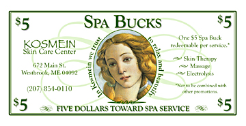 Kosmein Spa Buck Coupon